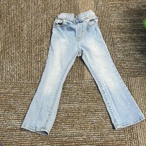 Old Navy Blue Flared Jeans with Elastic Waistband